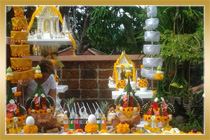 งานตั้งศาลพระภูมิบ้าน สท.คลองลัดหลวง จังหวัดสมุทรปราการ