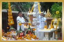 งานตั้งศาลพระภูมิบ้าน สท.คลองลัดหลวง จังหวัดสมุทรปราการ